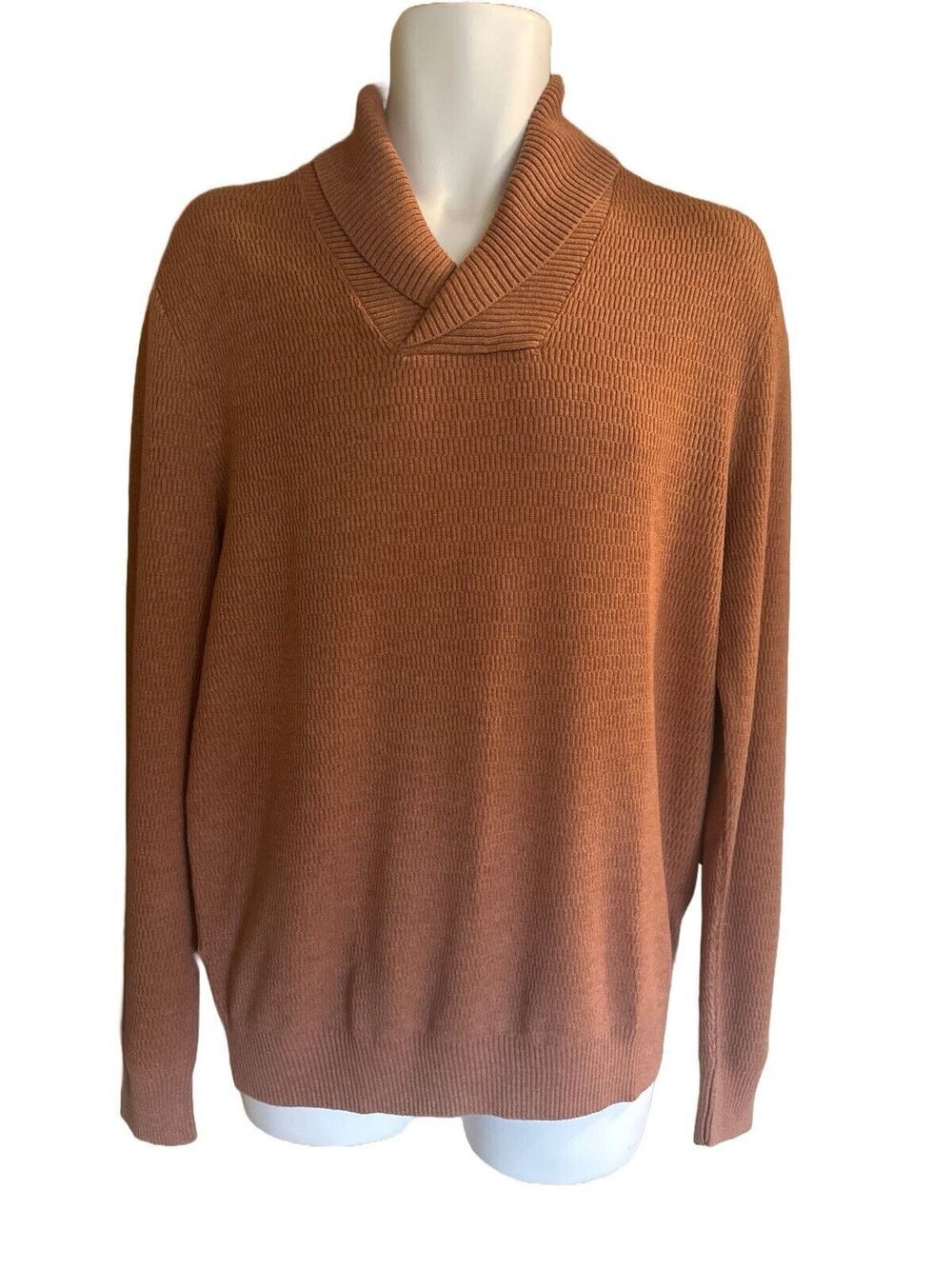 NEW Hawker Rye Men's M Adair Thermal Shawl Collar Sweater